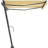  Avtomatska tenda LED + senzor 350x250 cm rumena/bela, (20728596) | Shoptok.si