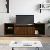 TV ormarić boja smeđeg hrasta 160x35x55 cm konstruirano drvo | shoptok.hr