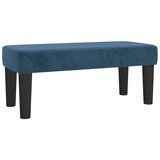 s oprugama i madracem tamnoplavi 120 x 190 cm baršun | shoptok.hr