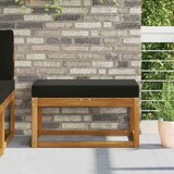  Jastučić za sjedenje na otvorenom Crna 80 x 40 x 8 cm - Crna 80 x 40 cm | shoptok.hr