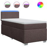  The Living Store Box spring postelja z vzmetnico temno rjav 90x190 cm blago - Box Spring Postelja, (21520427) | Shoptok.si