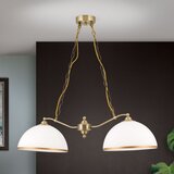 Orion HL 6-1810/2 - Luster na lancu OLD LAMP 2xE27/40W/230V bela/mesing | Eponuda.com