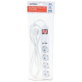 Manhattan 4-smerni napajalni razdelilnik z 2 vhodoma USB za polnjenje in stikalom za vklop 168342 razdelilna letev s stikalom bela vtičnica, (20457382) Cene