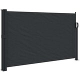 vidaXL Zložljiva stranska tenda črna 120x500 cm | Shoptok.si