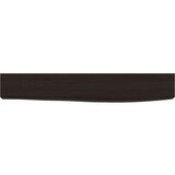 Stenska polica temno rjava 60x10x6 cm trdna hrastovina | Shoptok.si