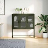  Komoda maslinastozelena 100,5x39x107 cm hladno valjani čelik | Eponuda.com