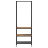 vidaXL stalak za odjeću s policama staro drvo 60 x 30 x 171 cm | shoptok.hr