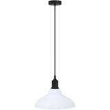 VISILICA podesiva po visini E27 sjajno bijela Ø 31 cm metal | shoptok.hr