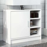 Ormarić za umivaonik bijeli 63 x 29 x 55 cm konstruirano drvo | shoptok.hr