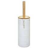 5five wc četka lea 38X10,5cm plastika/bambus bela | Eponuda.com