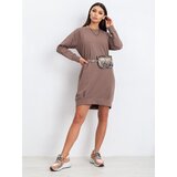 BASIC Feel Good Dress-RV-TU-5184.93P-brown | Shoptok.si