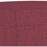  3-dijelni set sofa s jastucima crvena boja vina od tkanine | shoptok.hr
