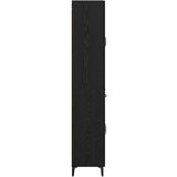  Highboard Crni hrast 69,5 x 34 x 180 cm Konstruirano drvo | shoptok.hr