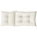  Jastuci za stolice 2 kom prošarano krem 120x50x7cm tkanina | shoptok.hr