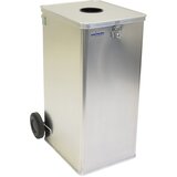 Gmöhling Smetnjak/posoda za odstranjevanje G®-DROP, prostornina 240 l, aluminij, s kolesi in zaklepanjem | Shoptok.si