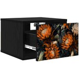  Wall-mounted noćni ormarić LOCHEM 2 kom. Crni hrast | shoptok.hr