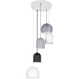  Luster na sajli TEMPRE 5xE27/15W/230V bela/siva/crna | Eponuda.com