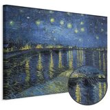  Slika - Vincent van Gogh – Starry Night Over the Rhône 120x80 Premium Print | shoptok.hr