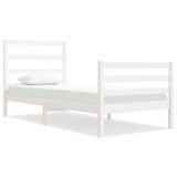 Furnova Posteljni okvir bel iz trdne borovine 90x190 cm, (21944238) | Shoptok.si