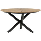 Venture Home Mexico okrugli vrtni blagovaonski stol ⌀140 cm, crni Slike