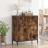 vidaXL Ormarić / Komoda Dimljeni hrast 69.5 x 33 x 82 cm | shoptok.hr