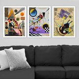 Wallity Set uramljenih slika 3BC_UN84644, 3 Dela | ePonuda.com