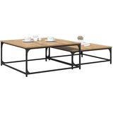  Kava Stol 2 pcs Umjetnički hrast Konstruirano drvo | shoptok.hr