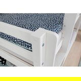 MID.YOU Pograd Rene, 90x200, Bor, Masivno, Bela | Shoptok.si
