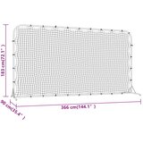 Nogometna mreža za odbijanje crna 366 x 90 x 183 cm HDPE | Eponuda.ba