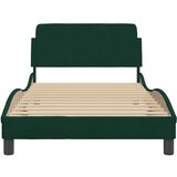  Okvir za krevet Dover tamnozeleni 100x200 cm baršunasti | shoptok.hr