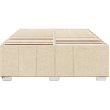 vidaXL Okvir za krevet bez madraca krem 140 x 190 cm od tkanine | shoptok.hr