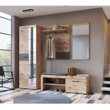 CARRYHOME OGLEDALO, 50/107/1,9 cm steklo, leseni material | Shoptok.si