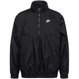 Nike Sportswear Prijelazna jakna 'Windrunner' crna / bijela