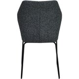 Novel stol, kovina, tekstil siva | Shoptok.si