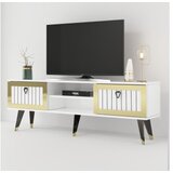 Hanah home tv polica lidya white gold | ePonuda.com