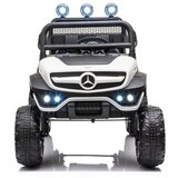 Lean_Toys Otroško vozilo Mercedes Unimog S 12V 4x4 bela lak lea | Shoptok.si