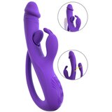 Sweet Smile Rabbit Vibrator with G-Spot/Anal Tickler Purple Cijene