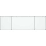  Magnetna bijela ploča sklopiva 160 x 50 x 1 7 cm aluminijska | shoptok.hr