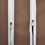  Ormar od Tkanine s Pregradama i Šipkama 45 x 150 x 176 cm Smeđi | shoptok.hr