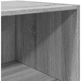  Visoka komoda siva boja hrasta 45x41x185 cm konstruirano drvo | shoptok.hr