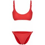 Trendyol Red Bralette Gathered Bikini Set Cene