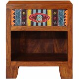  Noćni ormarić 40x35x45 cm puno drvo bagrem | shoptok.hr