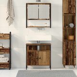  Set namještaja za kupaonicu 2 kom. Smeđa Konstruirano drvo | shoptok.hr