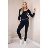 Kesi Set with a panther motif navy blue | shoptok.hr