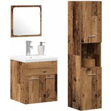  Set namještaja za kupaonicu 4 kom. Staro drvo Konstruirano drvo | shoptok.hr