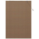 vidaXL Zavjese i sjenila sa zavjesama Smeđa 140 x 220 cm bambus | shoptok.hr