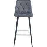 NADO stolica - tamno sivi baršun / crne noge x 3 | shoptok.hr