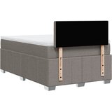  Krevet s oprugama i madracem smeđesivi 120 x 190 cm od tkanine | shoptok.hr