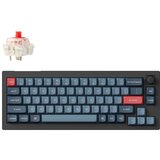 KEYCHRON V2 Max QMK/VIA Brezžična Mehanska Tipkovnica, Bluetooth / 2.4 GHz, Red Linear Switch, US Layout, V2M-D1, (21733264) Cene