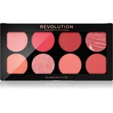Makeup Revolution Ultra Blush paleta rdečil odtenek Sunset Burst 8x1.6 g